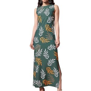 PURVAJA Women’s Bodycon Maxi Length Dress (Wini-106-110)